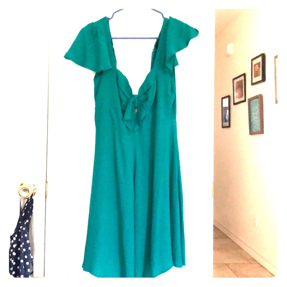 Green Party dress!